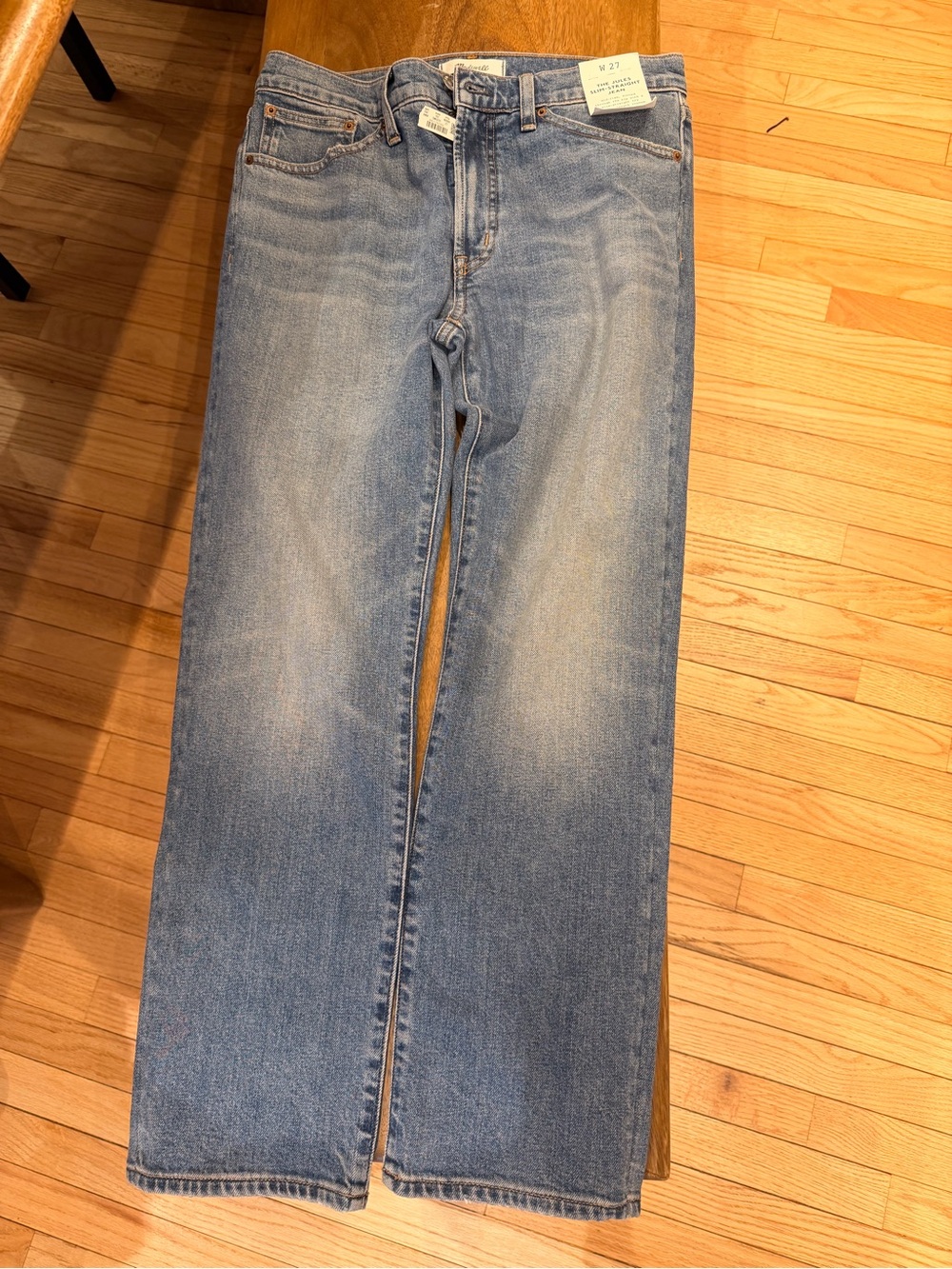 Madewell Jules Slim-Straight Medium Wash Jeans - Picture 2 of 3